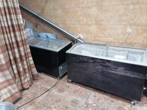 فریزر صندوقی 400 و 500 لیتری درب شیشه ای فروشگاهی در فروشگاه آرسین تجهیز لامرد